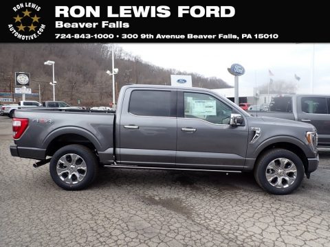 Carbonized Gray Ford F150 Platinum SuperCrew 4x4.  Click to enlarge.