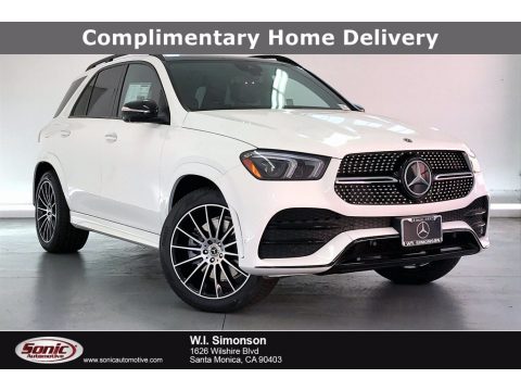 Polar White Mercedes-Benz GLE 450 4Matic.  Click to enlarge.