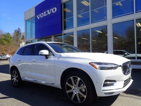 Crystal White Metallic Volvo XC60 T6 AWD Inscription.  Click to enlarge.