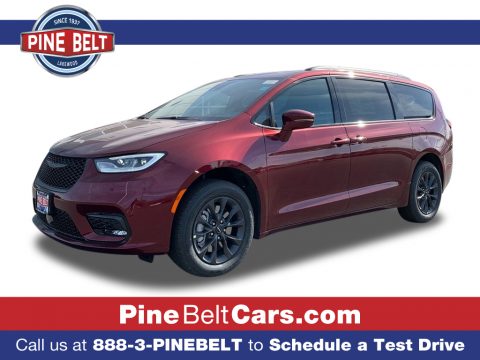Velvet Red Pearl Chrysler Pacifica Touring L AWD.  Click to enlarge.