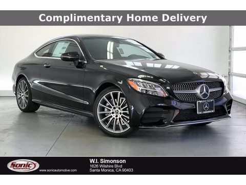 Black Mercedes-Benz C 300 Coupe.  Click to enlarge.