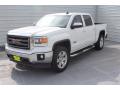 Front 3/4 View of 2015 GMC Sierra 1500 SLE Crew Cab #4