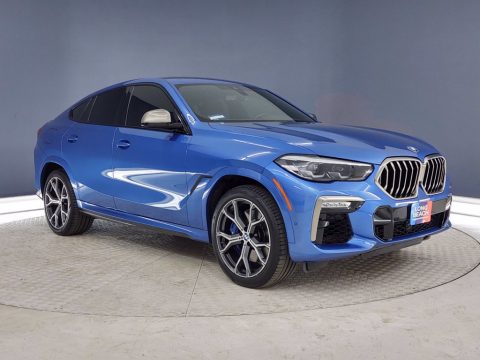 Riverside Blue Metallic BMW X6 M50i.  Click to enlarge.