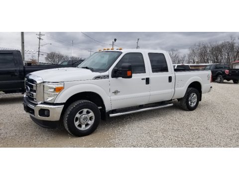 Oxford White Ford F250 Super Duty XLT Crew Cab 4x4.  Click to enlarge.