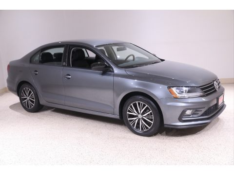 Platinum Gray Metallic Volkswagen Jetta Wolfsburg Edition.  Click to enlarge.