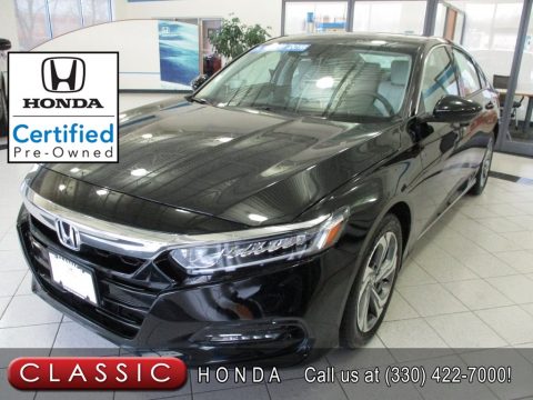 Crystal Black Pearl Honda Accord EX-L Sedan.  Click to enlarge.