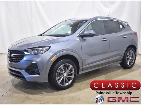 Satin Steel Metallic Buick Encore GX Select AWD.  Click to enlarge.