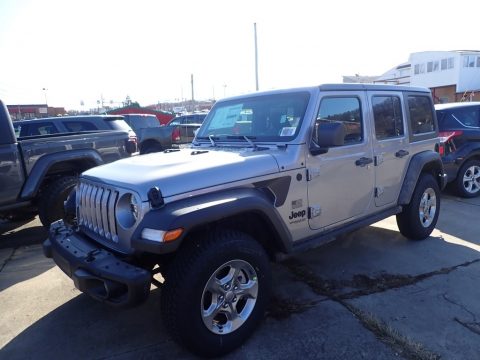 Billet Silver Metallic Jeep Wrangler Unlimited Freedom Edition 4x4.  Click to enlarge.