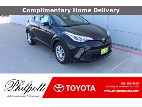 Black Sand Pearl Toyota C-HR LE.  Click to enlarge.