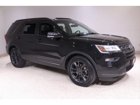 Shadow Black Ford Explorer XLT 4WD.  Click to enlarge.