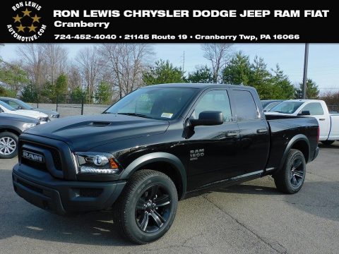 Diamond Black Crystal Pearl Ram 1500 Classic Quad Cab 4x4.  Click to enlarge.