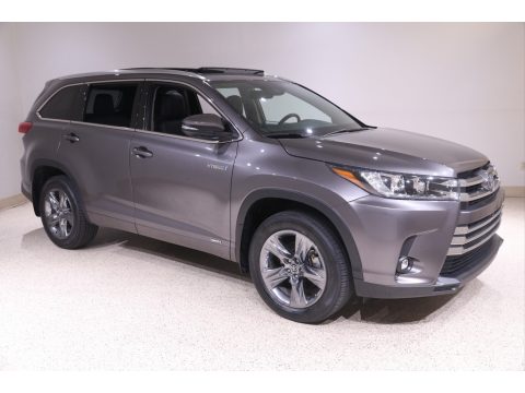 Predawn Gray Mica Toyota Highlander Hybrid Limited AWD.  Click to enlarge.