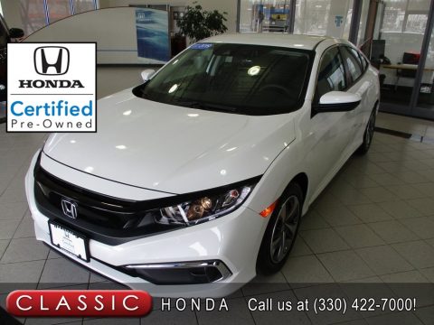 Platinum White Pearl Honda Civic LX Sedan.  Click to enlarge. Platinum White Pearl Honda Civic LX Sedan.  Click to enlarge.