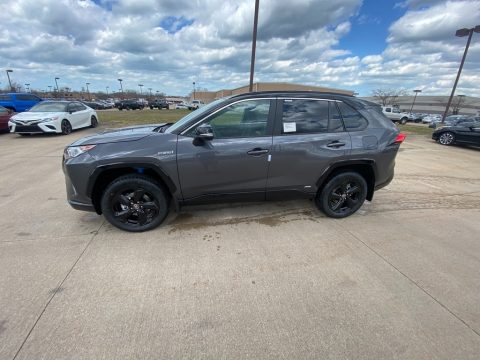 Magnetic Gray Metallic Toyota RAV4 XSE AWD Hybrid.  Click to enlarge.