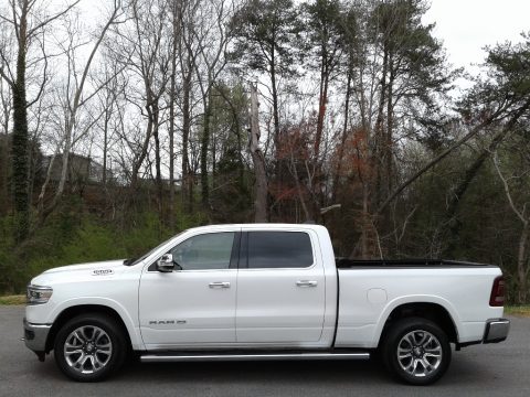 Ivory Tri–Coat Ram 1500 Long Horn Crew Cab 4x4.  Click to enlarge.