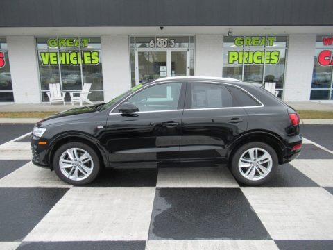 Brilliant Black Audi Q3 2.0 TFSI Premium Plus quattro.  Click to enlarge.