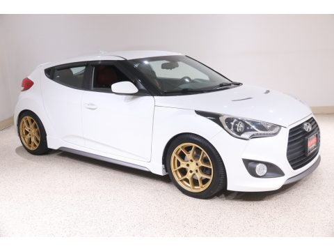 Elite White Hyundai Veloster Turbo R-Spec.  Click to enlarge.