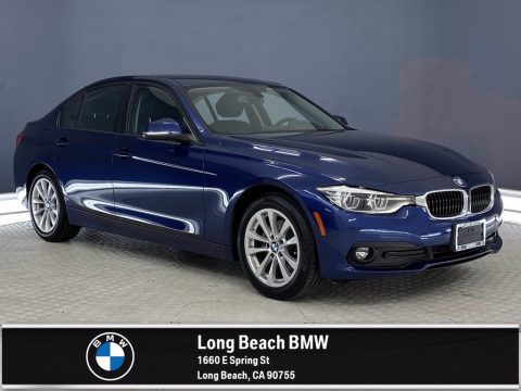 Mediterranean Blue Metallic BMW 3 Series 320i Sedan.  Click to enlarge.