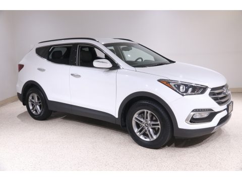 Pearl White Hyundai Santa Fe Sport . Click to enlarge. Pearl White Hyundai Santa Fe Sport . Click to enlarge.