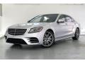 Front 3/4 View of 2018 Mercedes-Benz S 560 4Matic Sedan #12