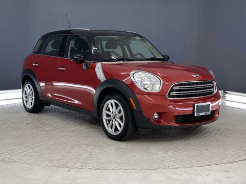 Blazing Red Metallic Mini Countryman Cooper.  Click to enlarge.