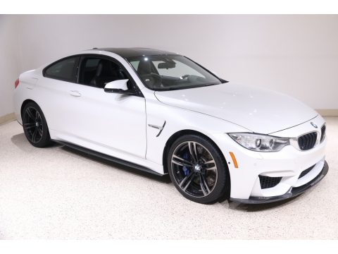 Mineral White Metallic BMW M4 Coupe.  Click to enlarge.