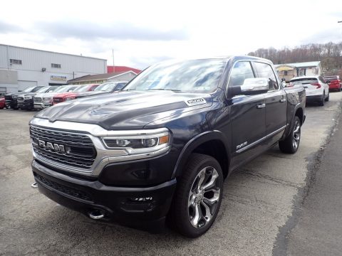 Diamond Black Crystal Pearl Ram 1500 Limited Crew Cab 4x4.  Click to enlarge.