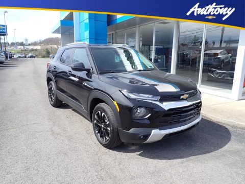 Mosaic Black Metallic Chevrolet Trailblazer LT AWD.  Click to enlarge.