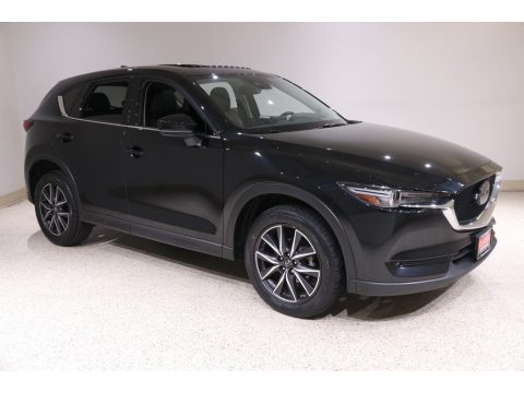 Jet Black Mica Mazda CX-5 Grand Touring AWD.  Click to enlarge.