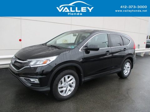 Crystal Black Pearl Honda CR-V EX AWD.  Click to enlarge.