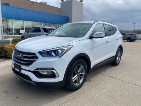 Pearl White Hyundai Santa Fe Sport . Click to enlarge. Pearl White Hyundai Santa Fe Sport . Click to enlarge.