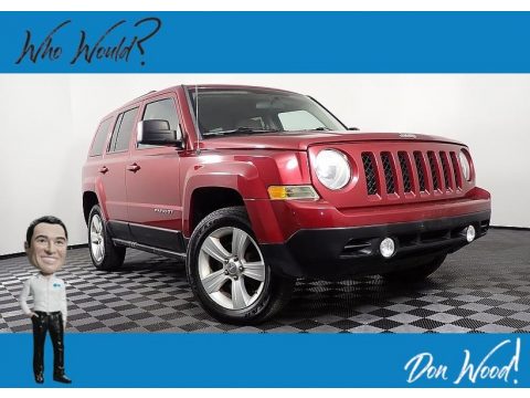 Deep Cherry Red Crystal Pearl Jeep Patriot Sport 4x4.  Click to enlarge.