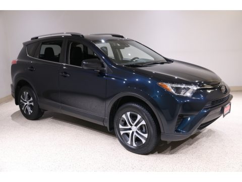Galactic Aqua Mica Toyota RAV4 LE.  Click to enlarge.