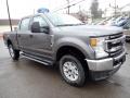 Front 3/4 View of 2021 Ford F250 Super Duty XLT Crew Cab 4x4 #7
