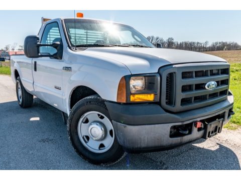 Oxford White Clearcoat Ford F250 Super Duty XL Regular Cab.  Click to enlarge.
