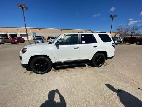 Blizzard White Pearl Toyota 4Runner Nightshade 4x4.  Click to enlarge.
