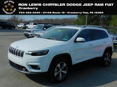 Bright White Jeep Cherokee Limited 4x4.  Click to enlarge.