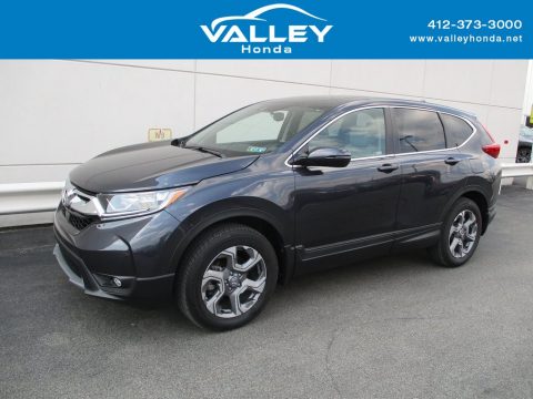 Gunmetal Metallic Honda CR-V EX-L AWD.  Click to enlarge.