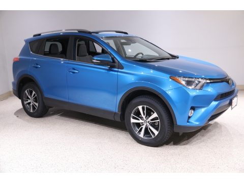 Electric Storm Blue Toyota RAV4 XLE.  Click to enlarge.