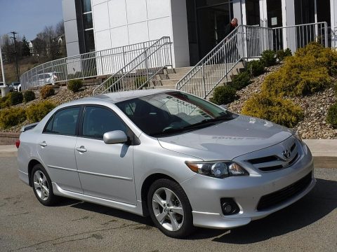 Classic Silver Metallic Toyota Corolla S.  Click to enlarge.