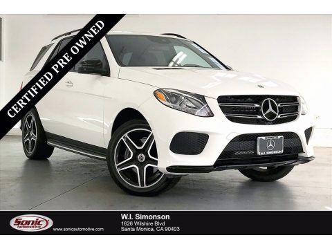 Polar White Mercedes-Benz GLE 350.  Click to enlarge.