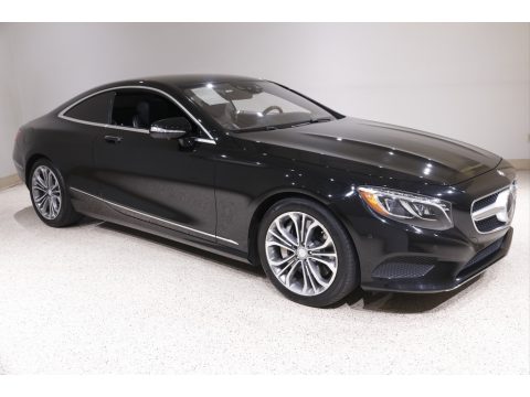 Obsidian Black Metallic Mercedes-Benz S 550 4Matic Coupe.  Click to enlarge.