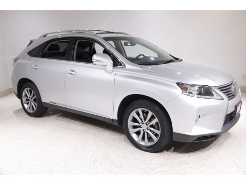 Silver Lining Metallic Lexus RX 450h AWD.  Click to enlarge.
