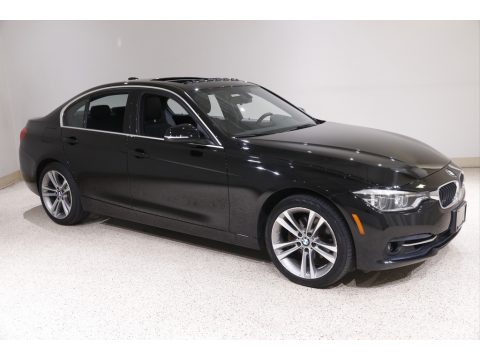 Jet Black BMW 3 Series 330i xDrive Sedan.  Click to enlarge.