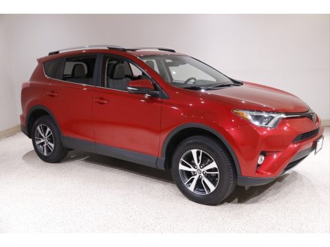 Barcelona Red Metallic Toyota RAV4 XLE AWD.  Click to enlarge.