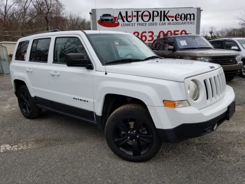 Bright White Jeep Patriot Sport 4x4.  Click to enlarge.