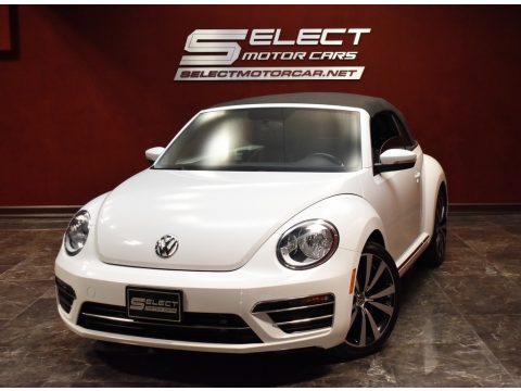 Pure White Volkswagen Beetle S Convertible.  Click to enlarge.