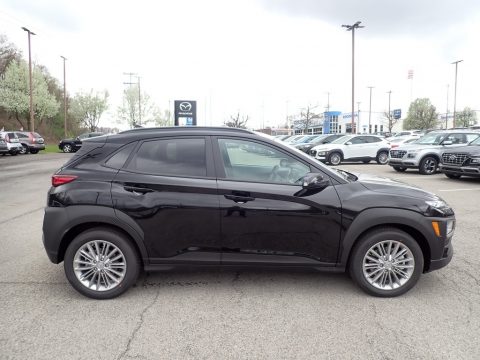 Ultra Black Hyundai Kona SEL AWD.  Click to enlarge.