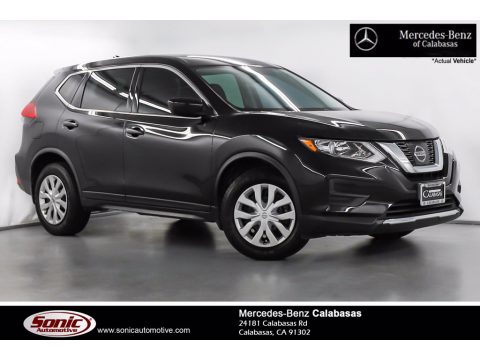 Magnetic Black Nissan Rogue S.  Click to enlarge.