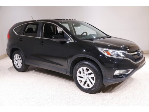 Crystal Black Pearl Honda CR-V EX AWD.  Click to enlarge.